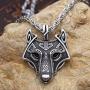 CANNE Norse Viking Stainless Steel Pendant Necklace Celtic Pagan Amulet Necklace Jewelry for Men Women