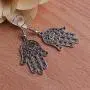 Ancient Evil Eye Hamsa Fatima Hand Drop Earrings for Women Filigree Palm Dangle Earring Jewelry Ancient Evil Eye Hamsa Fatima Hand Drop Earrings for Women Filigree Palm Dangle Earring Jewelry
