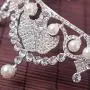 FXmimior Silver Bead Bridal Wedding Crown Headband Women Crystal Tiara Headpiece Wedding Hair Accessories FXmimior Silver Bead Bridal Wedding Crown Headband Women Crystal Tiara Headpiece Wedding Hair Accessories