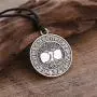 Ztuo Tree of Life World Tree Pendant Norse Vikings Runes Amulet Necklace Nordic Talisman Ztuo Tree of Life World Tree Pendant Norse Vikings Runes Amulet Necklace Nordic Talisman