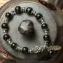 MANRUO Feng Shui The Best 10mm Natural Tigers Eye Beads Bracelet with Silver Plated Pi Xiu/Pi Yao Pendant Amulet Bangle Attract Lucky Wealthy MANRUO Feng Shui The Best 10mm Natural Tigers Eye Beads Bracelet with Silver Plated Pi Xiu/Pi Yao Pendant Amulet Bangle Attract Lucky Wealthy
