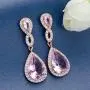 EVER FAITH Womens 925 Sterling Silver Zircon Wedding 8-Shaped Infinity Pierced Dangle Earrings Clear EVER FAITH Womens 925 Sterling Silver Zircon Wedding 8-Shaped Infinity Pierced Dangle Earrings Clear