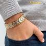 MagnetRX® Ultra Strength Magnetic Bracelet - Arthritis Pain Relief & Carpal Tunnel Relief Magnetic Therapy Bracelets for Men - Adjustable with Sizing Tool (Silver & Gold) MagnetRX® Ultra Strength Magnetic Bracelet - Arthritis Pain Relief & Carpal Tunnel Relief Magnetic Therapy Bracelets for Men - Adjustable with Sizing Tool (Silver & Gold)