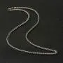 AdiyZ 3/4/5mm Wheat Chain Necklace, Stainless Steel Replacement Chain for Pendant/Charm, Silver/Black/18k Gold Plated Color Jewelry AdiyZ 3/4/5mm Wheat Chain Necklace, Stainless Steel Replacement Chain for Pendant/Charm, Silver/Black/18k Gold Plated Color Jewelry