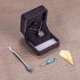 Valyria Cremation Jewelry Urn Pendant Necklace with Hollow Diamond Butterfly Beads Engraved Always in My Heart