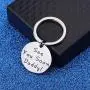 WUSUANED Daddy to Be Gift See You Soon Daddy Pregnancy Announcement Keychain Baby Announcement Keychain Gift for New Dad