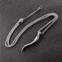 Greendou Fashion Jewelry Stainless Steel Italian Horn Charm Lucky Talisman Pendant Necklace