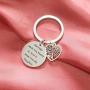 De&ai Daughter in Laws Wedding Day Birthday, Marriage Made You My Family Love Made You My Daughter Keychain