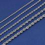 MEMGIFT Rope Chain Choker Necklaces for Women Men Boys Teen Girls 2mm 2.5mm 3mm 4mm 5mm 16-28 Inches Chain Simple Fashion Trendy Jewelry Gifts for Mom Dad Sister Son Daughter Wife