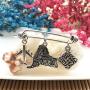 JJTZX State Bangle U.S. Map Charm Expandable Travel Bracelet Long Distance Relationship Gift Best Friends Bracelet