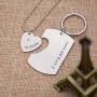 O.RIYA I Carry Your Heart with Me Stainless Steel Jewelry Necklace, Valentines Day Gifts for Him