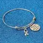 WUSUANED Cancer Awareness Ribbon Bracelet God Gives Us What We Can Handle Inspirational Jewelry Gift WUSUANED Cancer Awareness Ribbon Bracelet God Gives Us What We Can Handle Inspirational Jewelry Gift