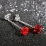 Cube Swarovski Crystal Drop Long Dangle Earrings for Women 925 Sterling Silver Post Hypoallergenic Jewelry Cube Swarovski Crystal Drop Long Dangle Earrings for Women 925 Sterling Silver Post Hypoallergenic Jewelry