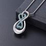 Casket Etcetera Love You Infinity Cremation Urn Necklace Jewelry for Women
