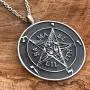 Church of Satan Jewelry Sigil of Baphomet SAMAEL-LILITH Inverted Pentacle Pentagram Star Satanic Devil LaVeyan Satanism Wicca Witchcraft Pewter Mens Pendant Necklace charm men w Stainless Steel Chain Church of Satan Jewelry Sigil of Baphomet SAMAEL-LILITH Inverted Pentacle Pentagram Star Satanic Devil LaVeyan Satanism Wicca Witchcraft Pewter Mens Pendant Necklace charm men w Stainless Steel Chain