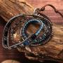 IUNIQUEEN Boho 5 Wraps Handmade Beaded Statement Stainless Steel Box Chain Bracelet Jewelry Collection for Men and Women (Trendy)