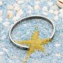 lauhonmin Bangle Bracelets for Women Inspirational Gifts for Women Girls Men Motivational Cuff Bangle You are My Sunshine Family Birthday Gifts Jewelry
