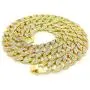 Shiny Jewelers USA Mens Iced Out Hip Hop Gold Tone CZ Miami Cuban Link Chain 8'', 9'', 20'', 24'', 30'', 36'' Necklace Bracelet Shiny Jewelers USA Mens Iced Out Hip Hop Gold Tone CZ Miami Cuban Link Chain 8'', 9'', 20'', 24'', 30'', 36'' Necklace Bracelet