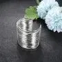 Florideco 4pcs Wide Cuff Bangle Bracelet Set for Women Armband Polished Open Wristband Arm Bangle Jewellery Adjustable Florideco 4pcs Wide Cuff Bangle Bracelet Set for Women Armband Polished Open Wristband Arm Bangle Jewellery Adjustable