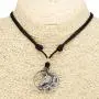 Unicorn Pendant on Adjustable Black Rope Cord Necklace (Old Silver) Unicorn Pendant on Adjustable Black Rope Cord Necklace (Old Silver)