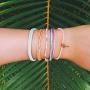Pura Vida Jewelry Bracelets - 100% Waterproof and Handmade w/Coated Charm, Adjustable Band