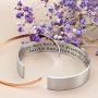 MS. CLOVER Stepmother Gift, You May Not Have Given Me The Gift of Life, But Life Has Given Me The Gift of You Mother Bracelets, Wedding Present for Bonus Mom Jewelry