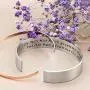 MS. CLOVER Stepmother Gift, You May Not Have Given Me The Gift of Life, But Life Has Given Me The Gift of You Mother Bracelets, Wedding Present for Bonus Mom Jewelry