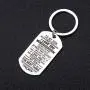 Stainless Steel Dog Tag Letters''To my son.love mom'' keychain rings,Inspirational Gifts For Son Jewelry Stainless Steel Dog Tag Letters''To my son.love mom'' keychain rings,Inspirational Gifts For Son Jewelry