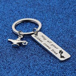 WUSUANED Magic Genie Lamp Keychain May All Your Wishes Come True Lucky Jewelry Make A Wish Gift for Her