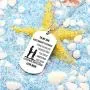 lauhonmin Mother Son Dog Tag Necklace for Men Boy to My Son You are Braver Stronger Smarter Than You Think Love Mom Stainless Steel