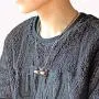 JAJAFOOK Jewelry Mens Womens Stainless Steel Fitness Gym Dumbbell Barbell Chain Pendant Necklace JAJAFOOK Jewelry Mens Womens Stainless Steel Fitness Gym Dumbbell Barbell Chain Pendant Necklace