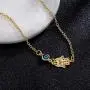 kelistom Evil Eye Hamsa Hand Charm Anklet for Women Teen Girls, Dainty Handmade Sideways Hanging Evil Eye Real 14K 18K White Gold Plated Ankle Bracelet with Extension, Minimalist Jewelry kelistom Evil Eye Hamsa Hand Charm Anklet for Women Teen Girls, Dainty Handmade Sideways Hanging Evil Eye Real 14K 18K White Gold Plated Ankle Bracelet with Extension, Minimalist Jewelry