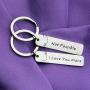 Zuo Bao Couple Keychain I Love You More/Not Possible Gift for Wife Husband Boyfriend Girlfriend Gift