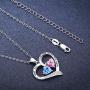I Love You to The Moon and Back Necklace Opal Moon and Star Heart Necklace Mother Gift Mother Necklace Girlfriend Jewelry