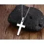 VNOX 316L Stainless Steel Christian Bible Verse Cross Pendant Necklace Men Women,Free Chain 24'' VNOX 316L Stainless Steel Christian Bible Verse Cross Pendant Necklace Men Women,Free Chain 24''