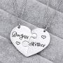 starchenie BFF Best Friend Necklaces for 2/3/4 Girls Fashion Rhinestone Crystal Puzzle Friendship Pendant Necklaces