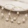 Gold Pearl Hoop Earrings for Women Fashion Lightweight Pearl Earrings Drop Dangle Earrings for Girls Jewelry Gifts
