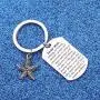 WUSUANED Starfish Keychain Social Worker Helping Individuals Families Keychain Starfish Jewelry Social Worker Gift