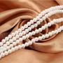 TULIP LY White Crystal Pendant Necklace Long Sweater Necklace Fashion Jewelry for Women Girls