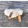 Women Girls Rectangular- shaped Arrowhead Earrings in Maroon and Turquoise Color, Copper Handmade Native American Earrings…