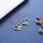 Sunflower Sunshine Silver Drop Earrings - 925 Sterling Silver Heart You are My Sunshine Daisy Blessing Sun Flower Dangle Earrings Jewelry Gifts for Women Girl Friend Wife Daughter