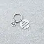 CENWA Funny Opossum Gift Opossum Lover Gift Easily Distracted by Opossums Keychain Wildlife Rescue Gift