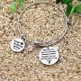 JQFEN Inspirational Jewelry Bracelets Whenever You Feel Overwhelmed Remember Inspirational Gift for Daughter