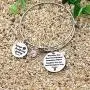 JQFEN Inspirational Jewelry Bracelets Whenever You Feel Overwhelmed Remember Inspirational Gift for Daughter