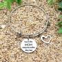 JQFEN Stainless Steel Silver Heart Charm Bracelet for Mom Mother Jewelry Gift Youre The Mom Everyone Wishes They Had