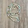 oasymala 108 Mala Meditation Beads Yoga Bracelet or Necklace with Celtic Knot Charm