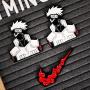lookerbuy Naruto Pins Ninja Kakashi Meme Enamel Lapel Pin Brooch Badges for Collar Jeans Backpack Cap Hat Shirt