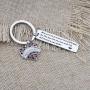 BAUNA Sigma Gamma Rho Sorority Keychain May You Be Proud of The Work You Do Graduation Gifts SGRho Inspired Greek Sorority Jewelry