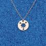 WUSUANED Philippines Sun and Stars Gold Necklace Philippine Pride Jewelry Gift