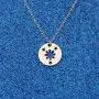WUSUANED Philippines Sun and Stars Gold Necklace Philippine Pride Jewelry Gift